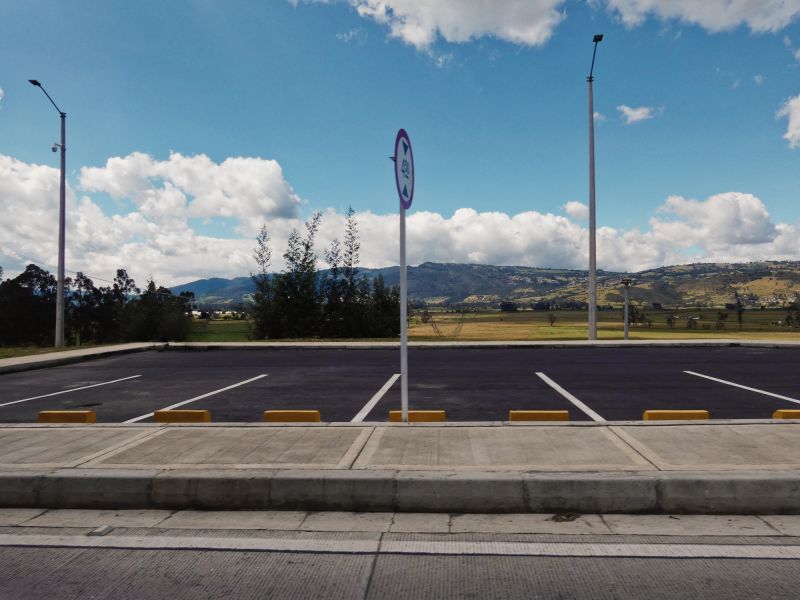 Parking Lot Apron Installation