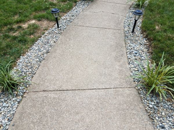 Cement Path Construction in Eden Prairie